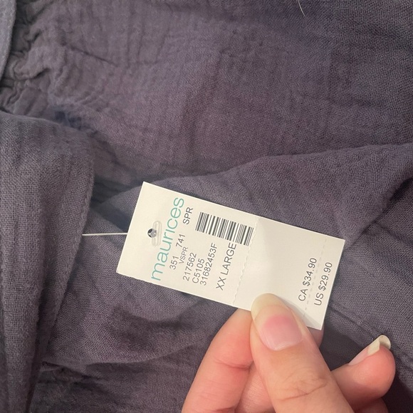 Maurices Tie Waist Shorts - Size XXL - NEW WITH TAGS - Picture 6 of 7